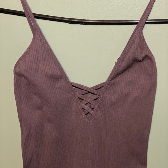 Ribbed midi dress - Picture 3 of 7